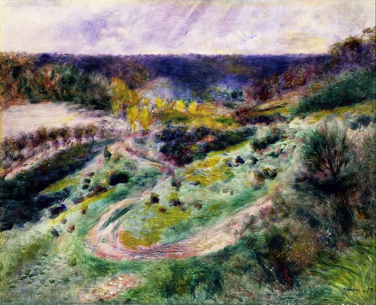 Paysage à Wargemont – Pierre-Auguste Renoir Pierre-Auguste Renoir