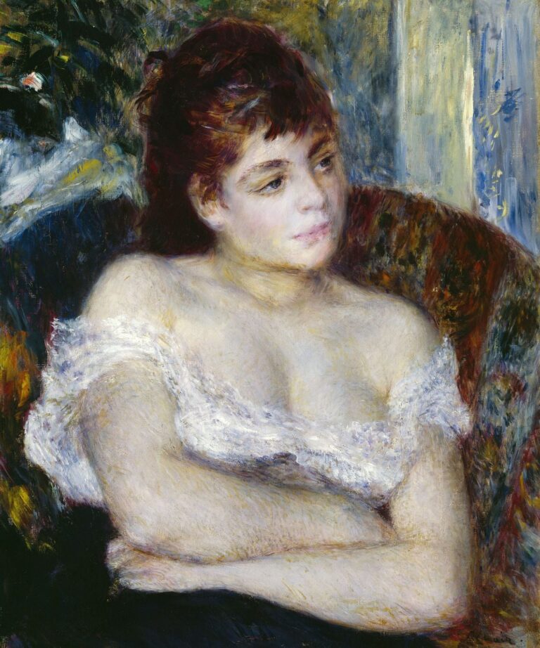 Femme dans un fauteuil – Pierre-Auguste Renoir Pierre-Auguste Renoir