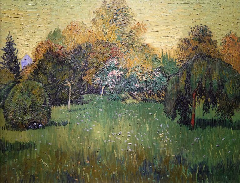 Dégagement dans un parc – Van Gogh Vincent Van Gogh