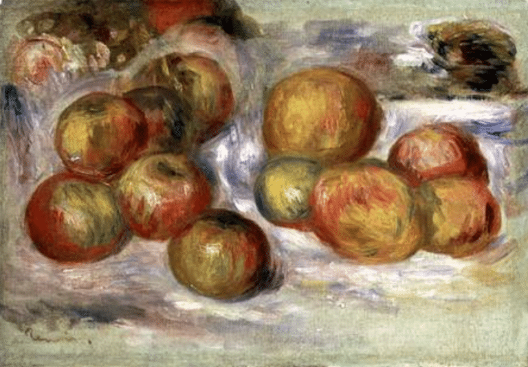 Nature morte avec de pomme – Pierre-Auguste Renoir Pierre-Auguste Renoir