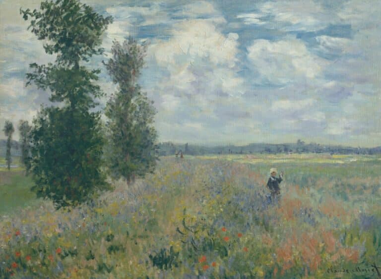 Champs de coquelicots près d’Argenteuil 1875 – Claude Monet Claude Monet