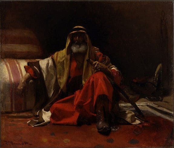 Un cheik arabe – Léon Bonnat Léon Bonnat