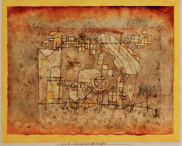 Arrivée du bateau à vapeur aérien – Paul Klee Paul Klee