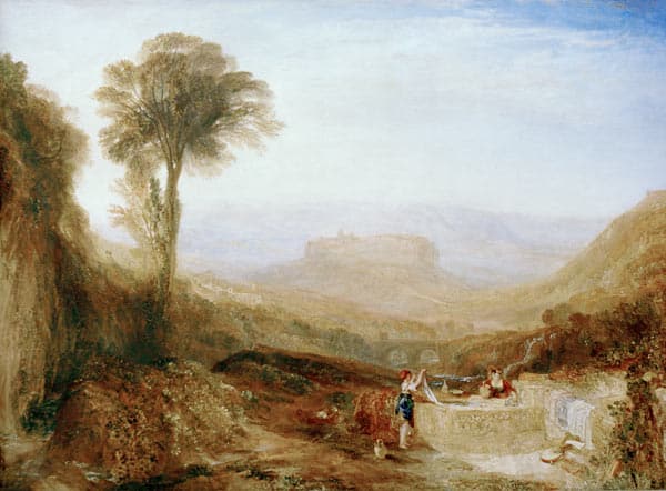 Vue d’ensemble d’Orvieto – William Turner William Turner