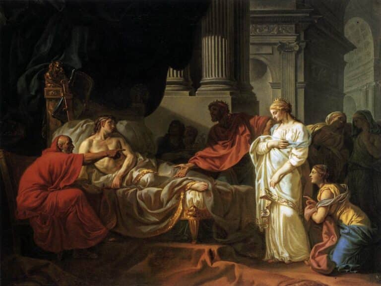 Antiochus et Stratonice – Jacques-Louis David Jacques-Louis David