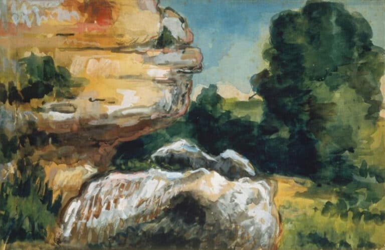 Roches – Paul Cézanne Paul Cézanne