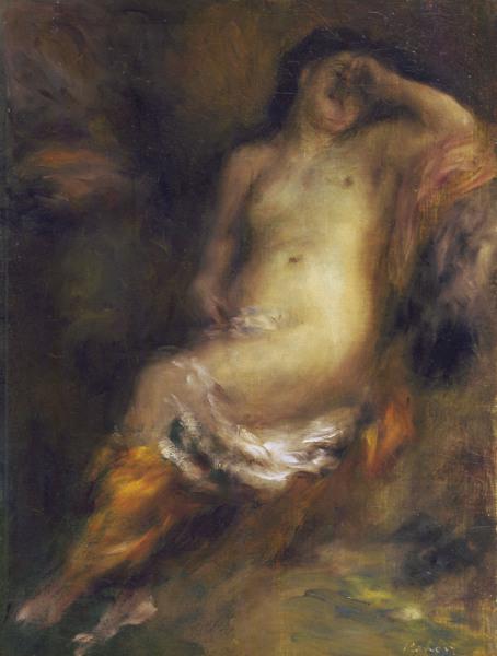 Baigneur enfoncé dans le sommeil – Pierre-Auguste Renoir Pierre-Auguste Renoir