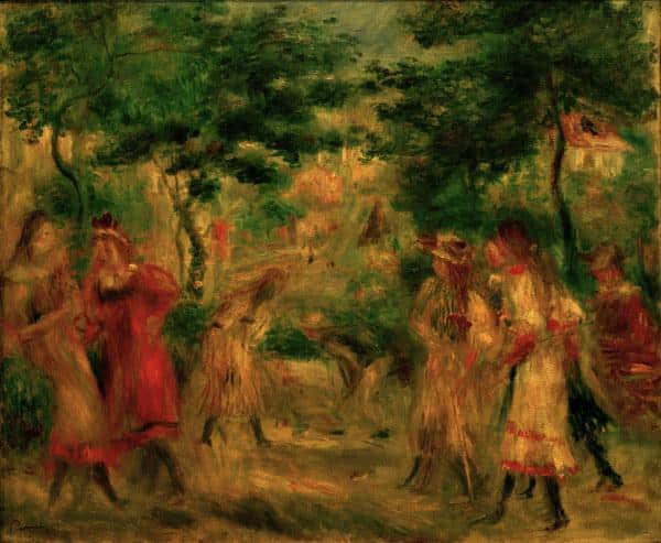 Les enfants dans le jardin de Montmartre – Pierre-Auguste Renoir Pierre-Auguste Renoir