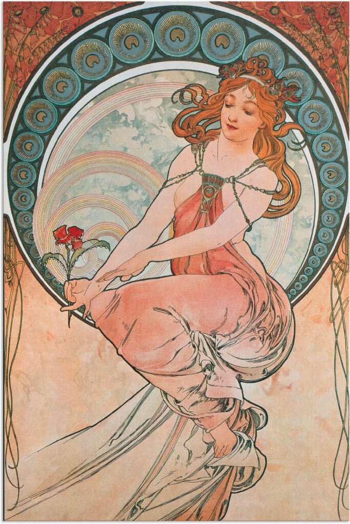 Quatre arts : la peinture – Mucha Alphonse Mucha