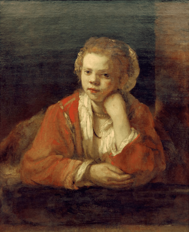 La fille à la fenêtre – Rembrandt van Rijn Rembrandt van Rijn