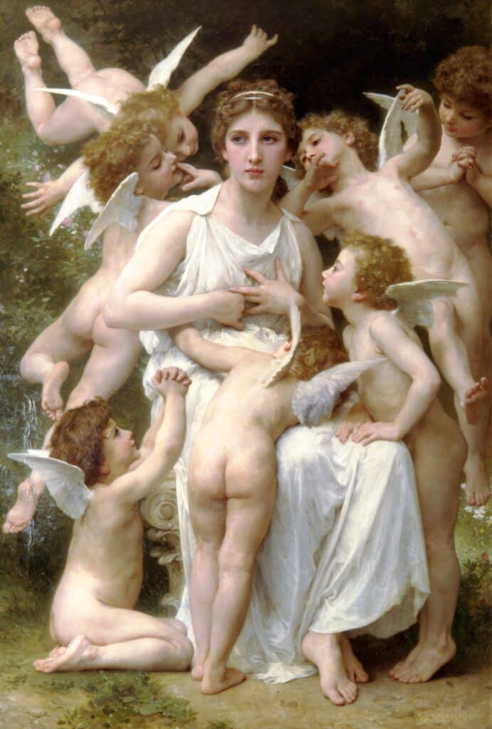 Agression – William Bouguereau William Bouguereau