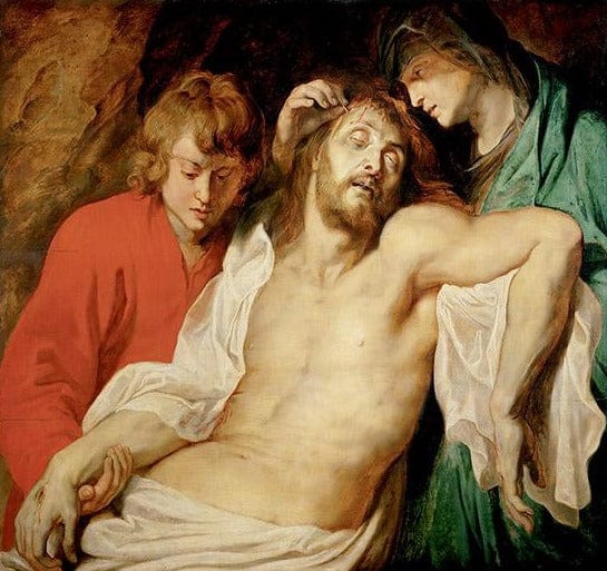 Lamentation du Christ par la Vierge et Saint Jean – Peter Paul Rubens Peter Paul Rubens