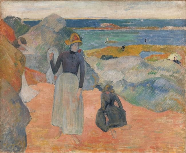 Sur la plage 1889 – Paul Gauguin Paul Gauguin