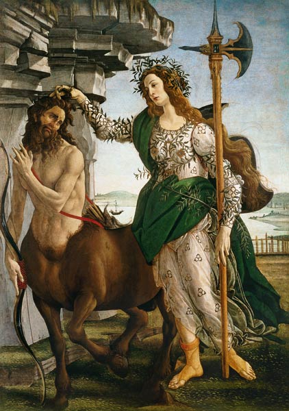 Athene et le Centaure – Sandro Botticelli Sandro Botticelli