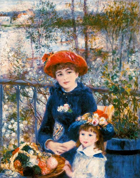 Sur la terrasse – Pierre-Auguste Renoir Pierre-Auguste Renoir