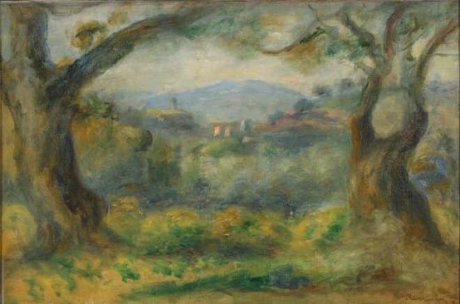 Paysage aux Collettes – Pierre-Auguste Renoir Pierre-Auguste Renoir