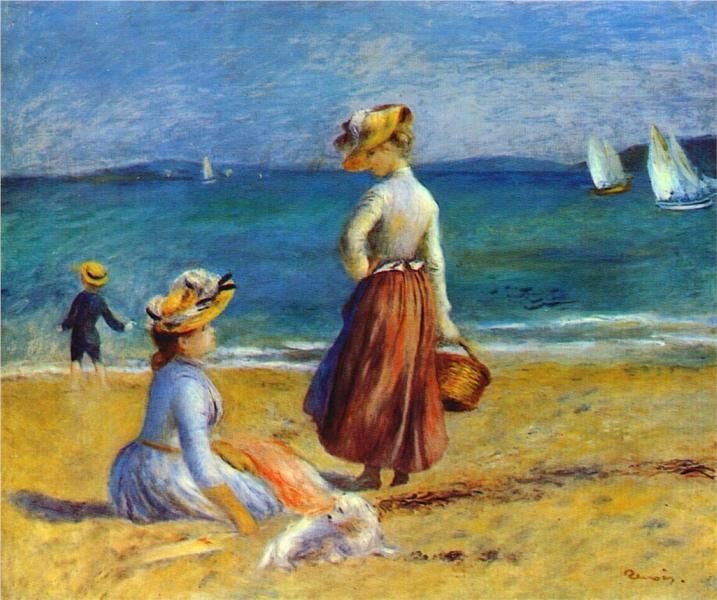 Figures sur la plage – Pierre-Auguste Renoir Pierre-Auguste Renoir