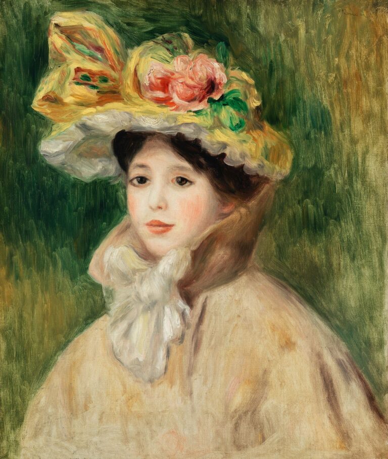 Femme à la capeline – Pierre-Auguste Renoir Pierre-Auguste Renoir