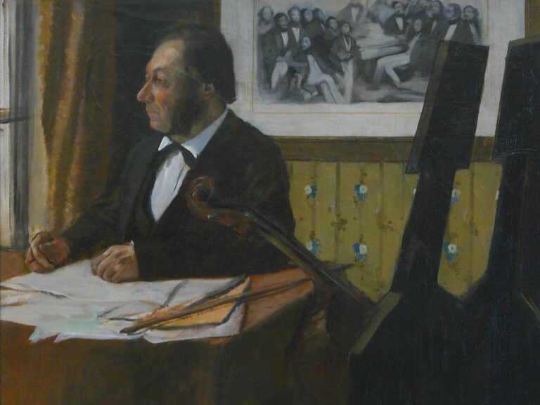 Louis-Marie Pilet, violoncelliste de l’orchestre de l’Opéra de Paris – Edgar Degas Edgar Degas