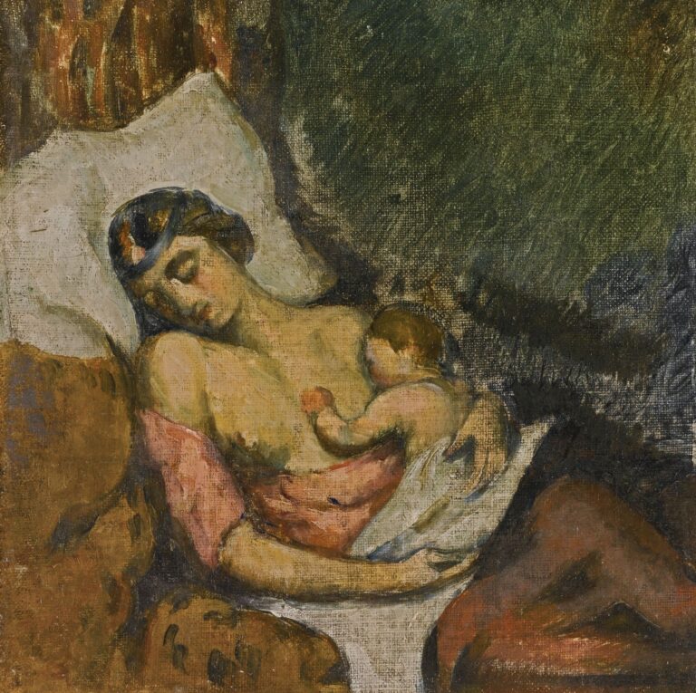 Femme allaitant son enfant – Paul Cézanne Paul Cézanne