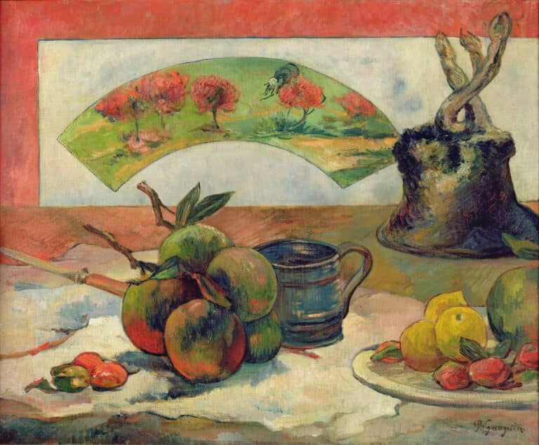 Nature morte avec un éventail – Paul Gauguin Paul Gauguin