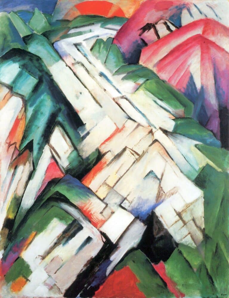 Paysage de montagne – Franz Marc Franz Marc