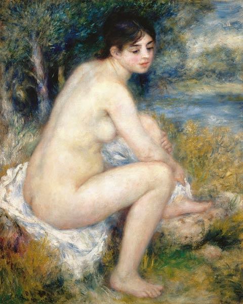 Bains, lui le pied séchant – Pierre-Auguste Renoir Pierre-Auguste Renoir