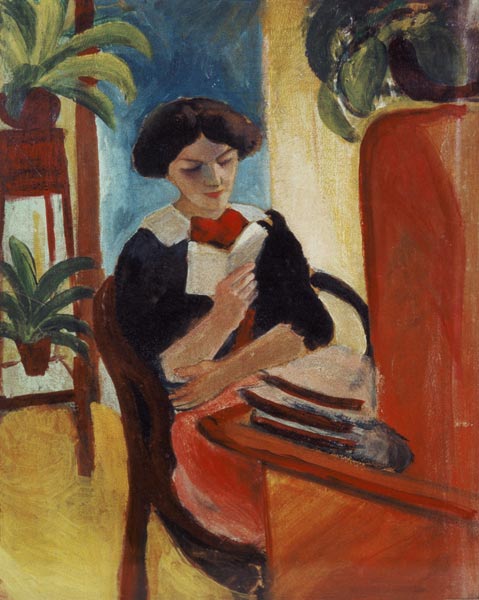 Lecture d’Elizabeth – August Macke August Macke