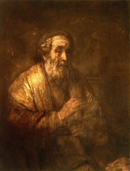 Homer dictant à un greffier – Rembrandt van Rijn Rembrandt van Rijn