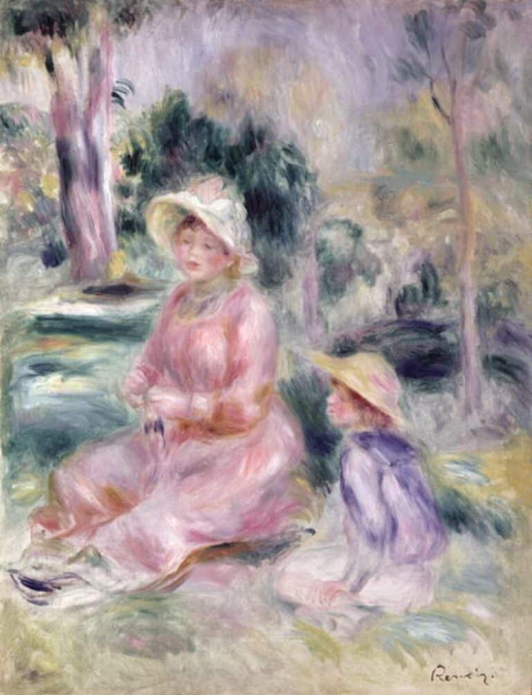 Madame Renoir et son fils Pierre – Pierre-Auguste Renoir Pierre-Auguste Renoir