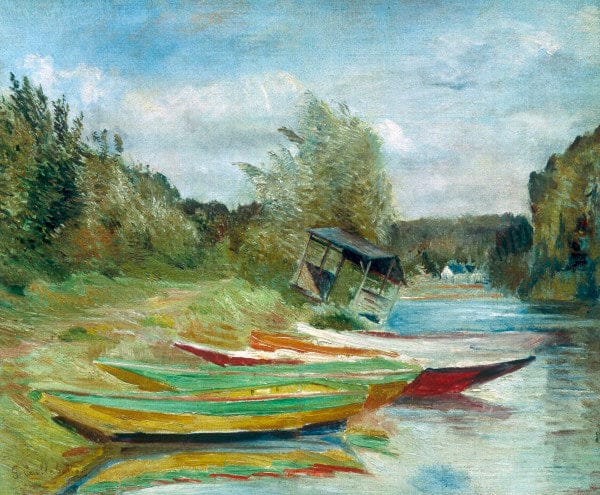 Barques et Cabane – Caillebotte Gustave Caillebotte