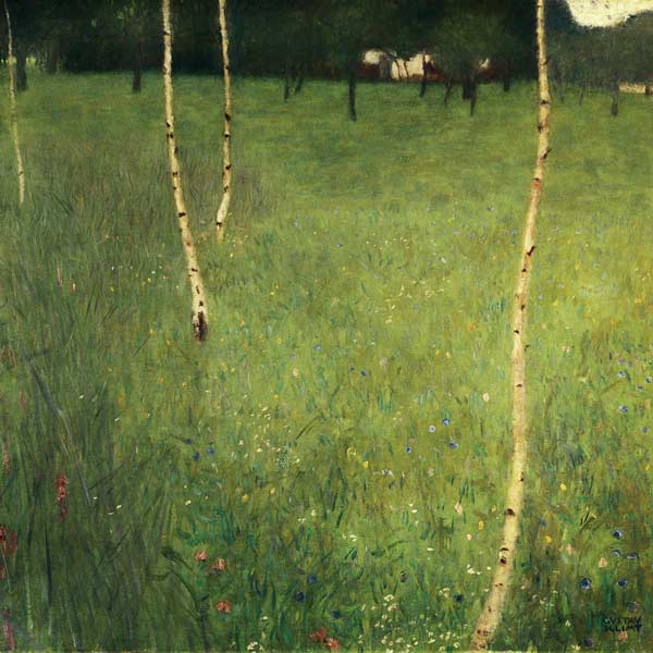 Ferme avec bouleaux (Bauenhaus mit Birken) – Gustav Klimt Gustav Klimt