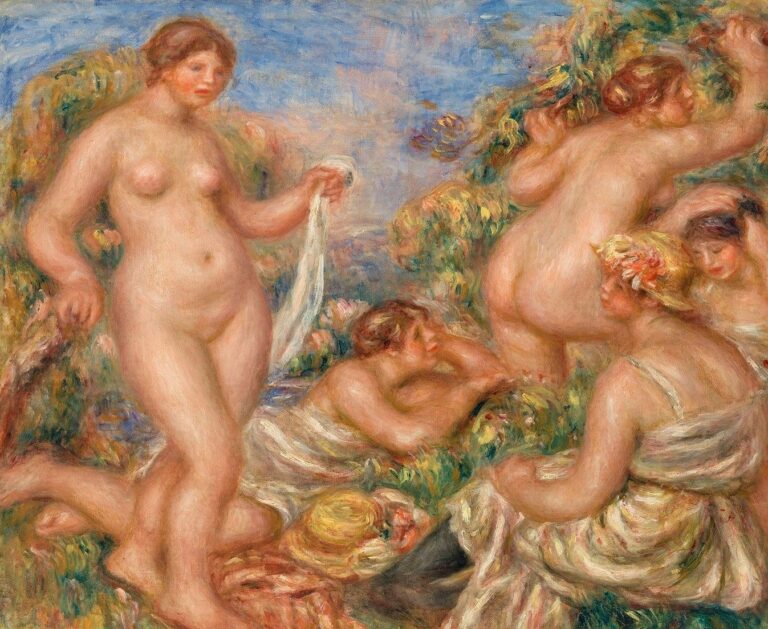 Composition, cinq baigneuses – Pierre-Auguste Renoir Pierre-Auguste Renoir