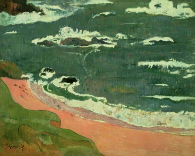 Plage à Le Pouldu (Collection Henry Ford II) – Paul Gauguin Paul Gauguin