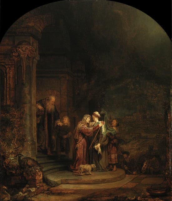 La visite – Rembrandt van Rijn Rembrandt van Rijn