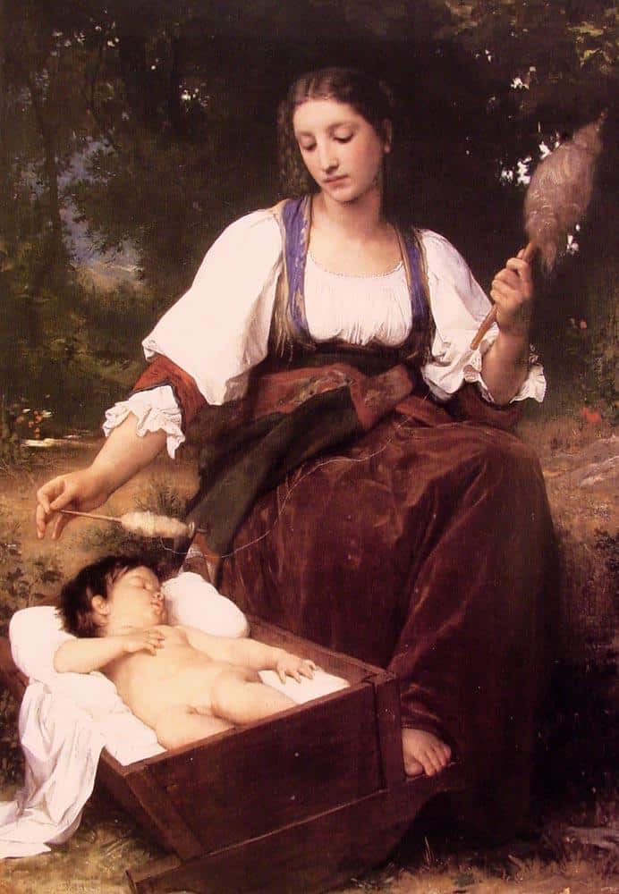 Berceuse – William Bouguereau William Bouguereau