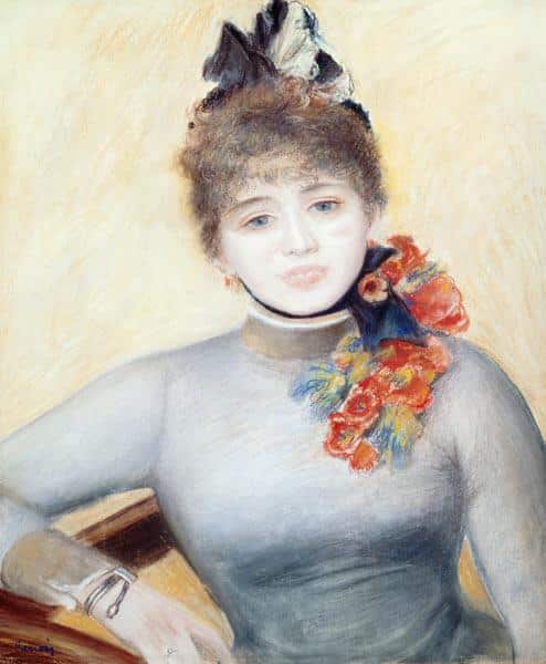 Portrait de Caroline Remy (Severine) – Pierre-Auguste Renoir Pierre-Auguste Renoir