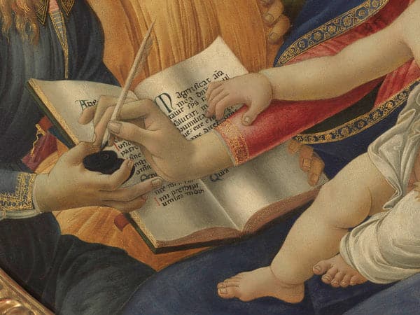 Madonna Magnificat, détail – Sandro Botticelli Sandro Botticelli