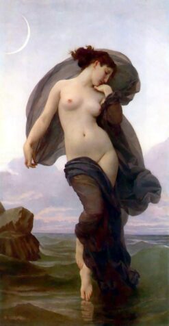 Humeur crépusculaire, crépusculaire ou du soir – William Bouguereau Tableaux Populaires