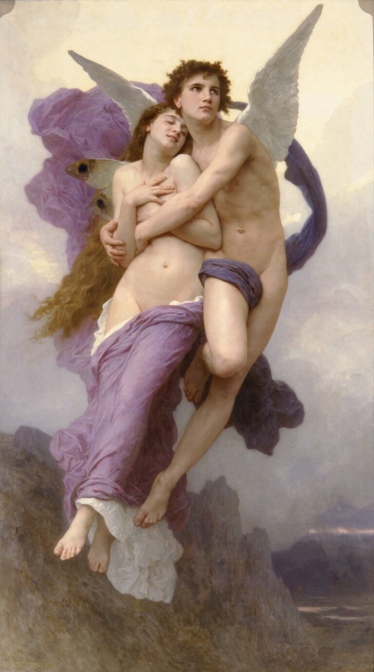 Le ravissement de Psyché – William Bouguereau William Bouguereau