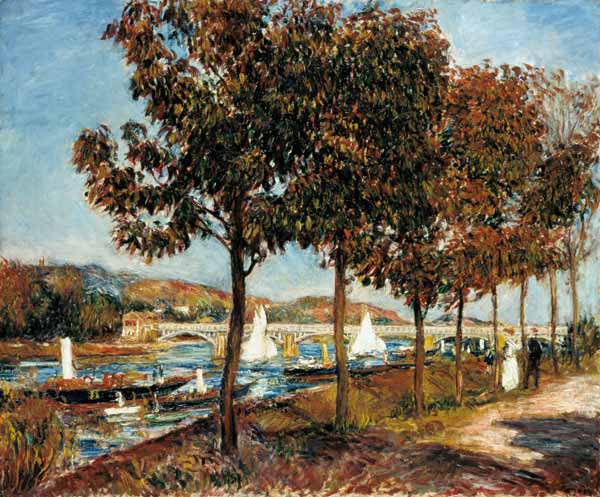 Le pont d’Argenteuil – Pierre-Auguste Renoir Pierre-Auguste Renoir