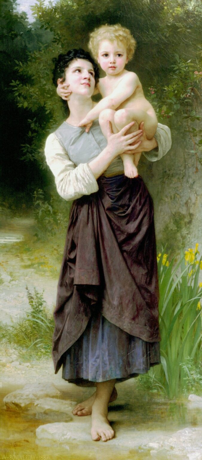 Frère et sœur – William Bouguereau William Bouguereau