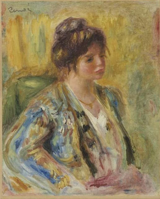 Buste de femme en costume oriental – Pierre-Auguste Renoir Pierre-Auguste Renoir