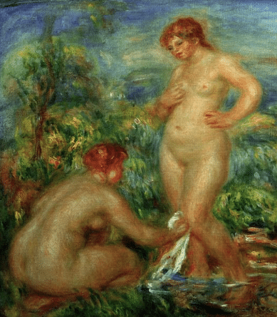 Deux baigneurs – Pierre-Auguste Renoir Pierre-Auguste Renoir