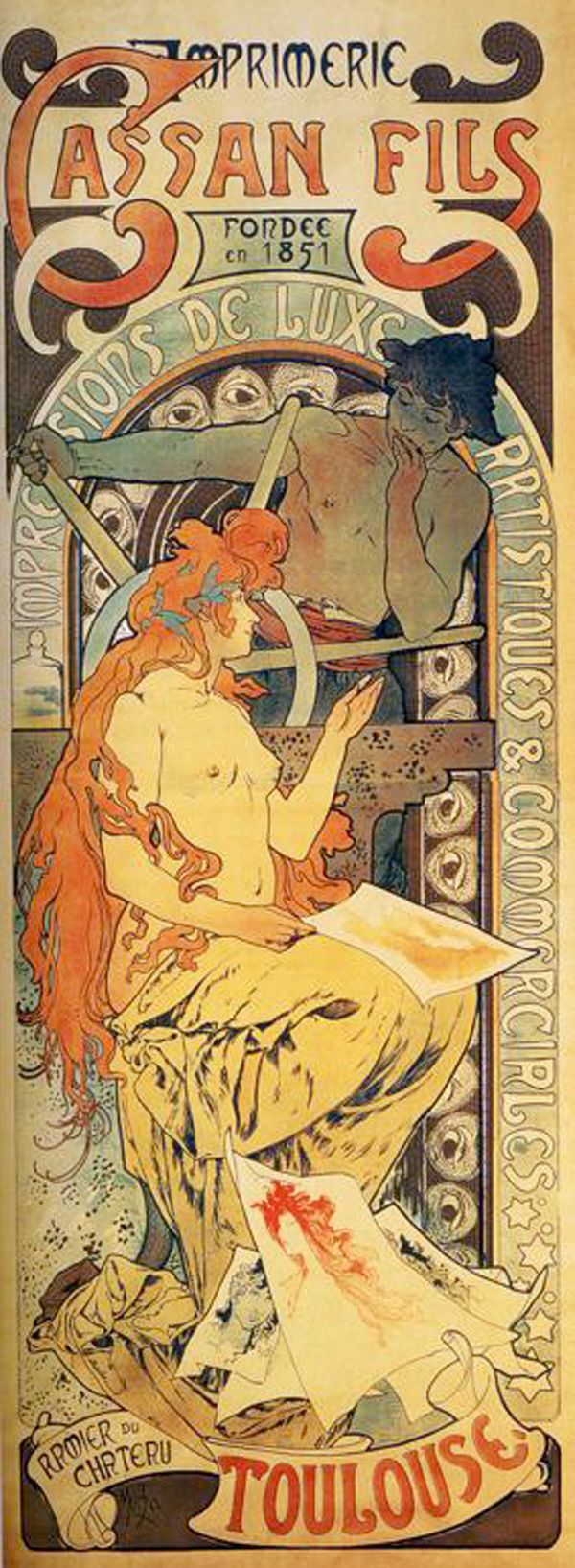 L’Imprimerie Cassan Fils – Mucha Alphonse Mucha