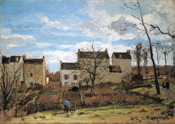 Printemps à Pontoise – Camille Pissarro Camille Pissarro