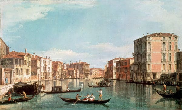 Grand Canal entre le Palazzo Bembo et le Palazzo Vendramin – Giovanni Antonio Canal Giovanni Antonio Canal