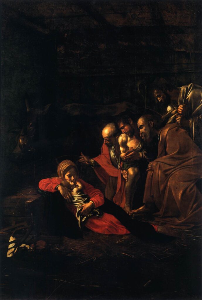 Adoration des bergers – Caravage Le Caravage