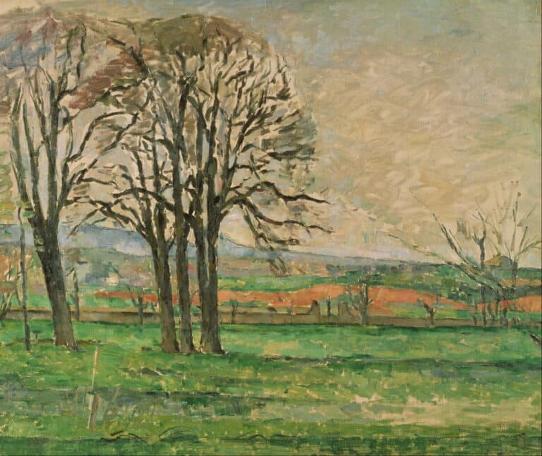 Les arbres nus au Jas de Bouffan – Paul Cézanne Paul Cézanne