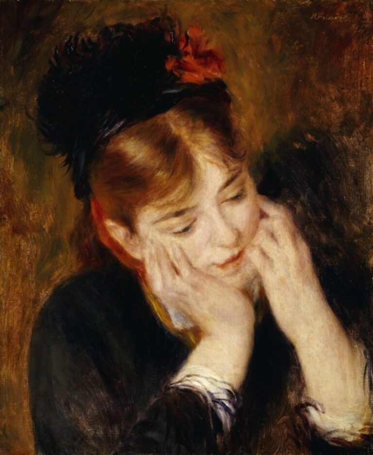 La contemplation – Pierre-Auguste Renoir Pierre-Auguste Renoir